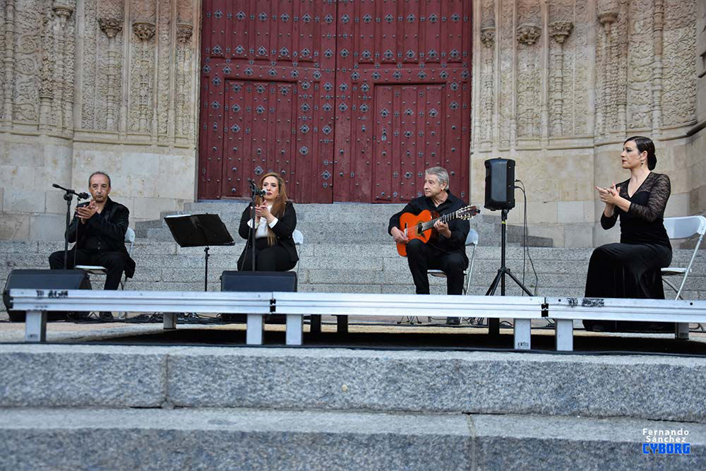 Cuadro flamenco de Charros y Gitanos