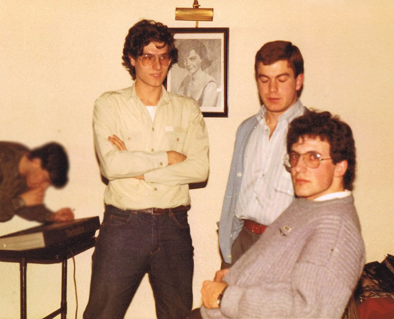 1985 grupo Cyborg, concierto en el Pub Harmony