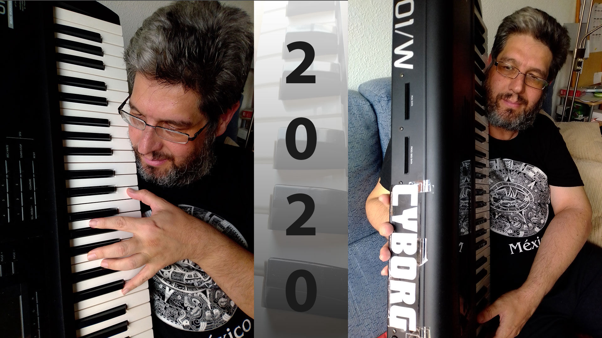 2020 con mi sintetizador Korg 01W