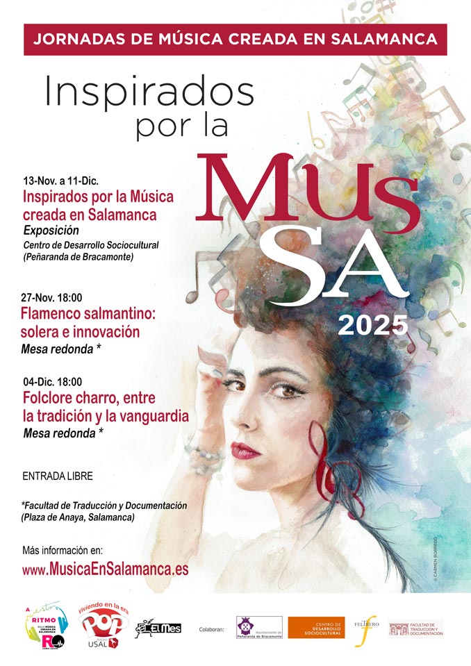 Cartel de las IV Jornadas Inspirados por la MusSa (2025)