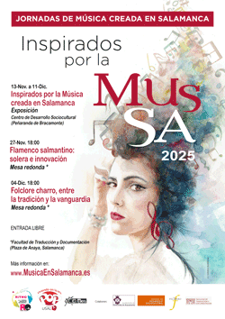 Cartel de las IV Jornadas Inspirados por la MusSa (2025) mini