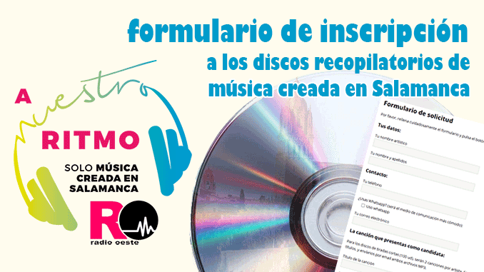 formulario solicitud discos CDs recopilatorios A Nuestro Ritmo