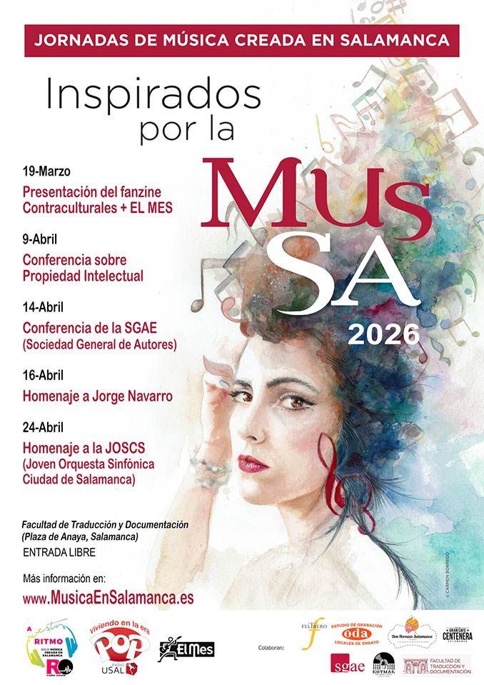 Cartel de las Jornadas Inspirados por la MusSa 2026